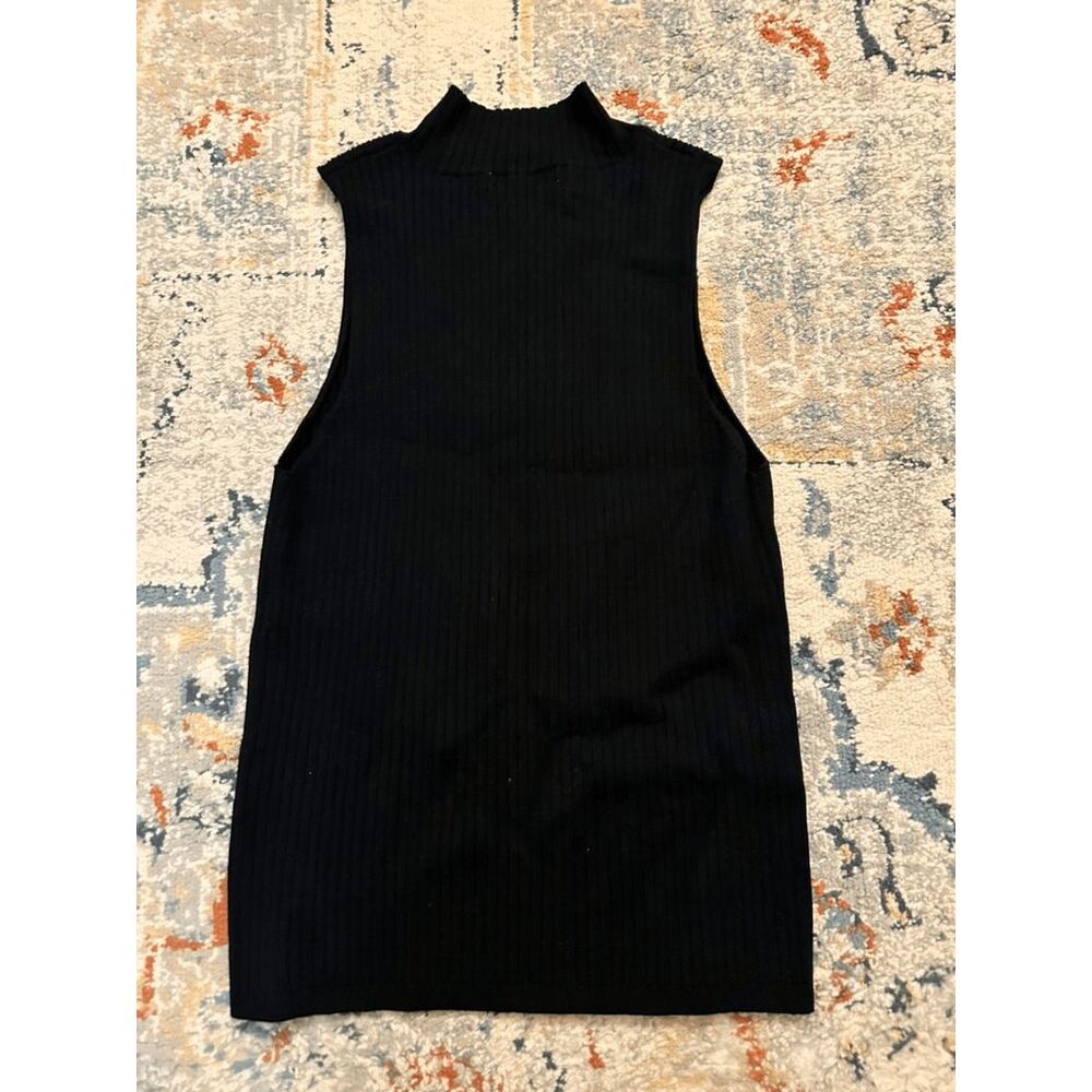 Madewell Ribbed Mock Neck Tank Top - Picture 3 of 5
